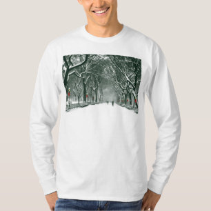 Camiseta Camino de nieve de Central Park