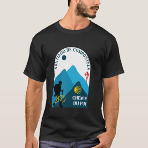 Camiseta Camino de peregrinación de Puy Camino de Santiago