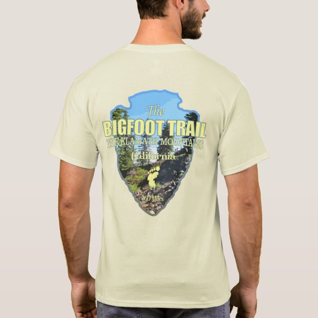 Camiseta Camino de pie (punta de flecha) (Reverso)