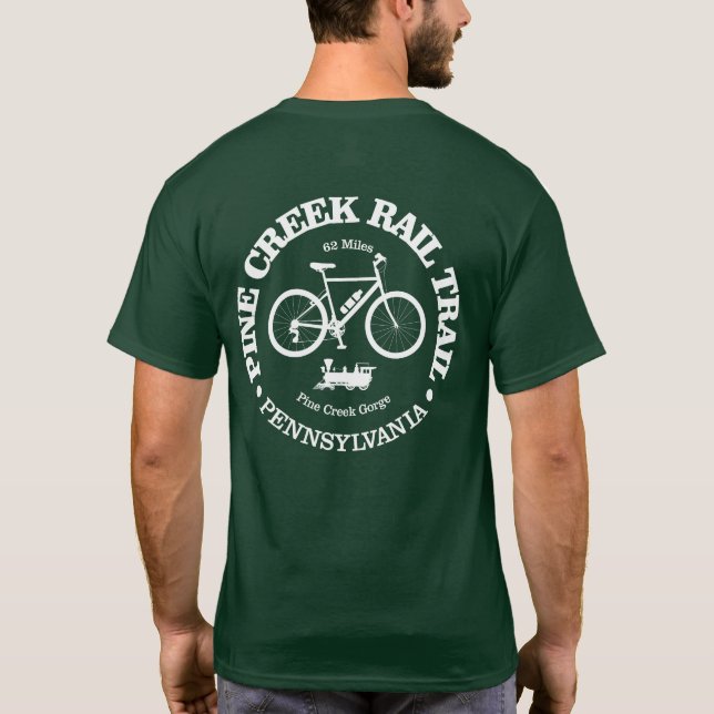 Camiseta Camino de Pine Creek (ciclismo) (Reverso)