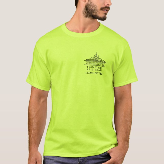 Camiseta Camino de Rail Rail Leominster de ciudades gemelas (Anverso)