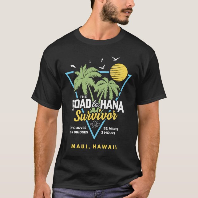 Camiseta Camino de RJC a sobreviviente de Hana Maui Hawaii  (Anverso)