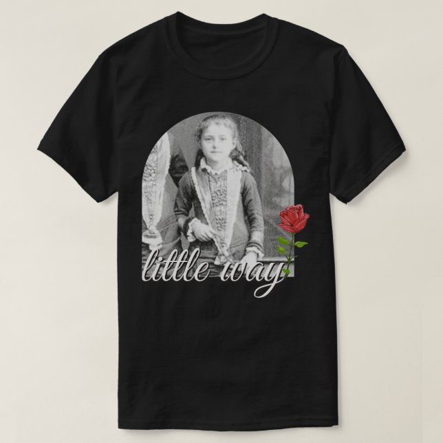Camiseta Camino de Santa Teresa de Lisieu (Diseño del anverso)