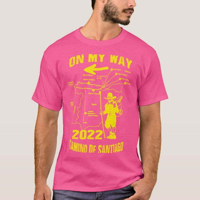 Camiseta Camino De Santiago 2022 Camino De Santiago España  (Anverso)