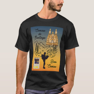 Camiseta Camino de Santiago Buen Camino Peregrina