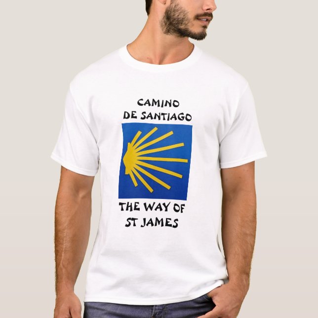 Camiseta Camino de Santiago El camino de san James 0010 (Anverso)