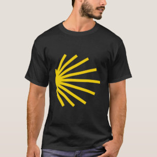 Camiseta Camino De Santiago Símbolo De Sendero De La Caza A