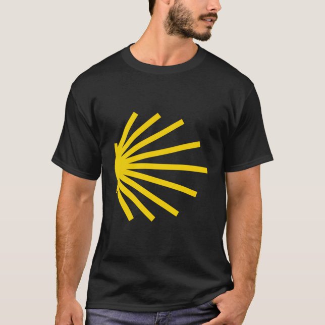 Camiseta Camino De Santiago Símbolo De Sendero De La Caza A (Anverso)