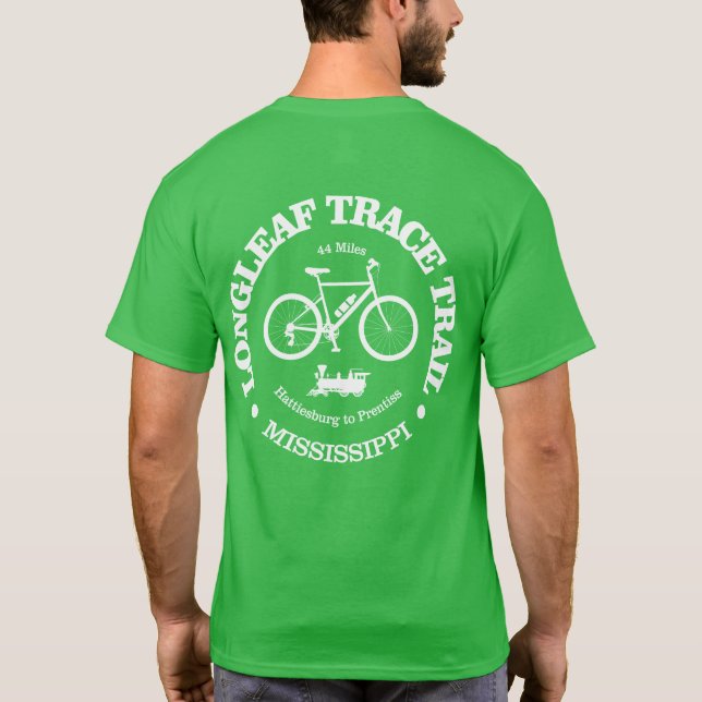 Camiseta Camino de seguimiento de hoja larga (ciclismo) (Reverso)