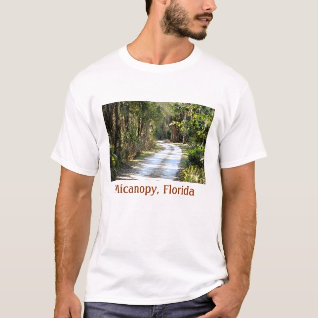 Camiseta Camino de tierra en Micanopy, la Florida (Anverso)