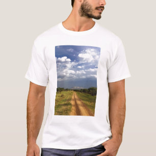 Camiseta Camino de tierra primitivo a través del norte