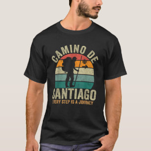 Camiseta Camino del Camino de Santiago Mujeres Camisas Espa