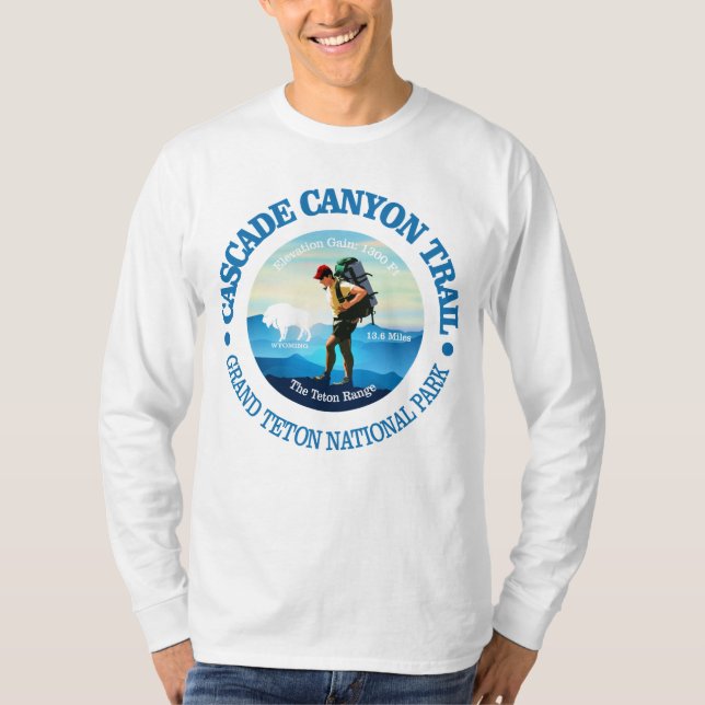 Camiseta Camino del cañón en cascada (C) (Anverso)