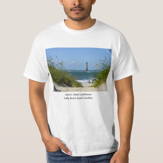 Camiseta Camino del faro de la isla Morris (Anverso)