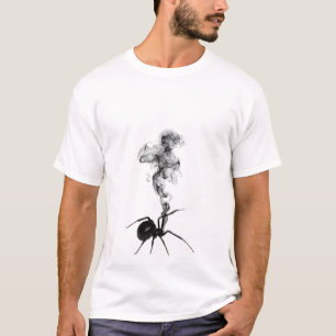 Camiseta Camino del humo de la araña oscura - Horror estéti