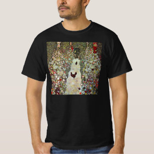 Camiseta Camino del jardín con gallinas, Gustav Klimt, Art 