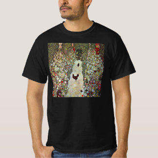 Camiseta Camino del jardín con gallinas, Gustav Klimt, Art 