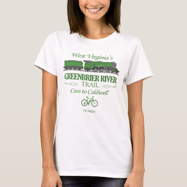 Camiseta Camino del río Greenbrier (RT2) (Anverso)