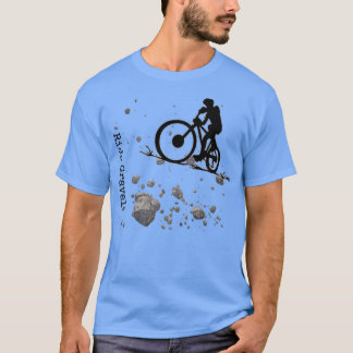 Camiseta Camino en grava y grieta fuera de carretera 