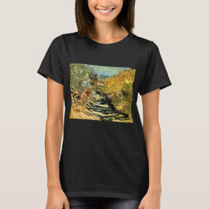 Camiseta Camino en Saint-Rémy con figura por Vincent van Go