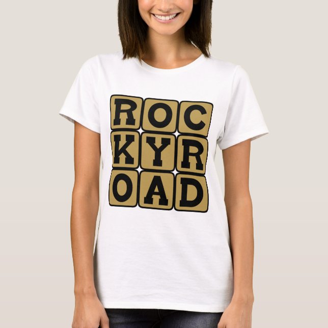 Camiseta Camino Escabroso, Sabor de Helado (Anverso)