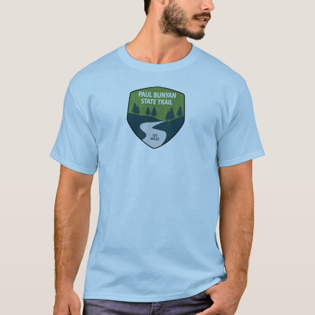 Camiseta Camino estatal Paul Bunyan (Anverso)