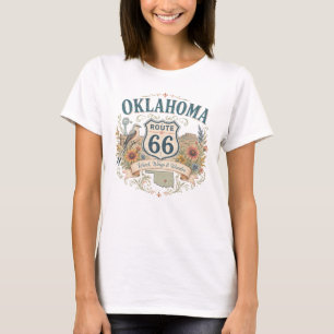 Camiseta Camino Madre Vintage Retro Oklahoma Scissortail 