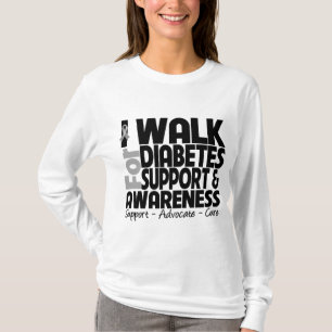 Camiseta Camino para la conciencia de la diabetes