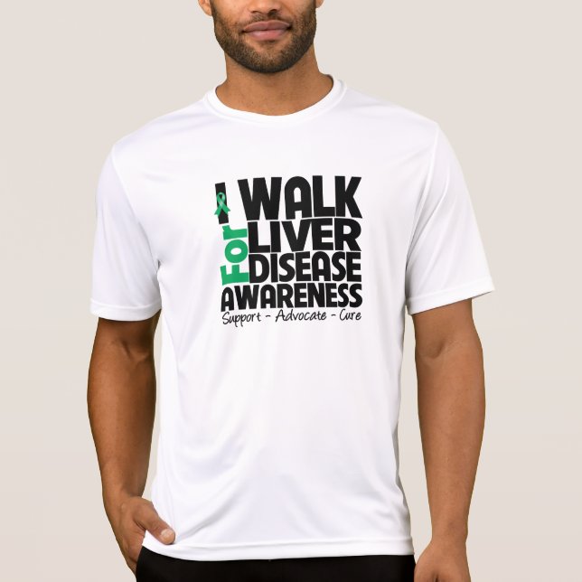 Camiseta Camino para la conciencia de la enfermedad del (Anverso)