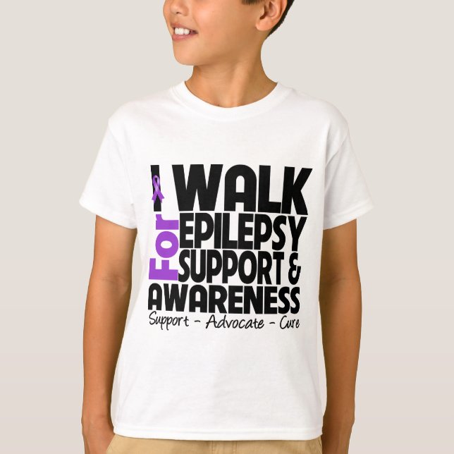 Camiseta Camino para la conciencia de la epilepsia (Anverso)