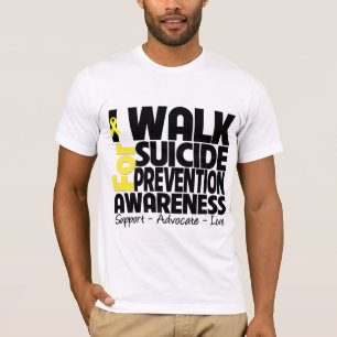 Camiseta Camino para la conciencia de la prevención del