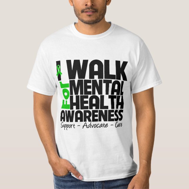 Camiseta Camino para la conciencia de la salud mental (Anverso)