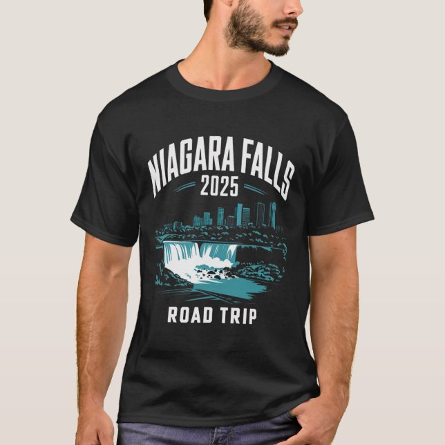 Camiseta Camino por las Cataratas del Niágara 2025 Familia  (Anverso)