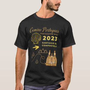 Camiseta Camino Portugués Camino Portugués 2023 Santiago De