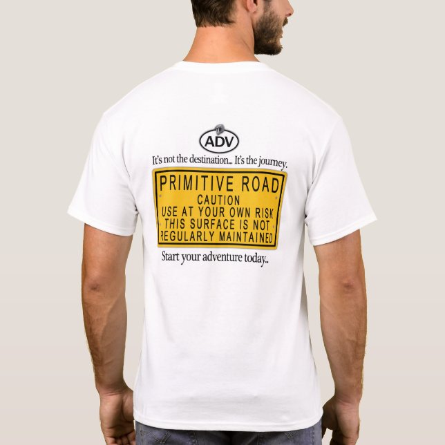 Camiseta Camino primitivo (Reverso)
