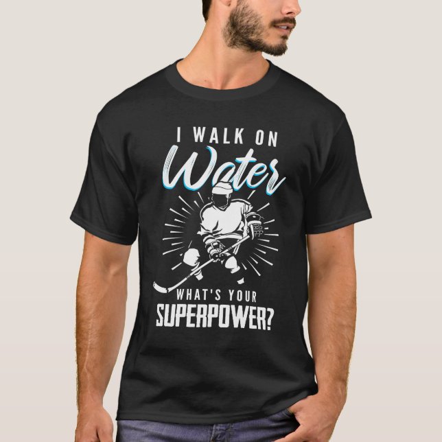 Camiseta Camino sobre el agua, ¿cuál es tu superpotencia? H (Anverso)