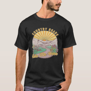Camiseta Caminos de campo me llevan a casa