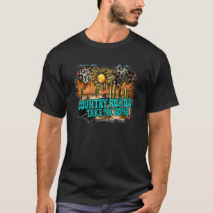 Camiseta Caminos de campo me llevan a casa
