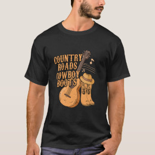 Camiseta Caminos Rurales, Botas de Vaquero Western del Sur