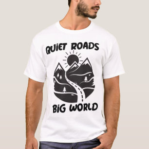 Camiseta Caminos Tranquilos Gran Mundo Viaje Solo
