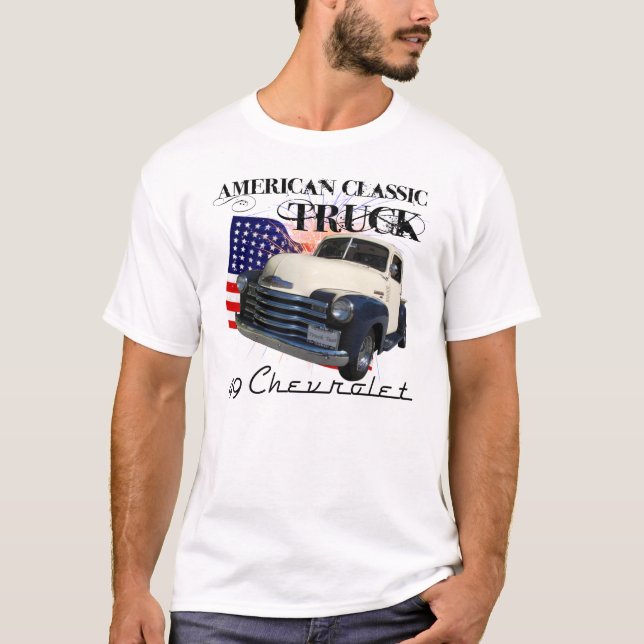 Camiseta Camión 1949 de Chevy del americano (Anverso)
