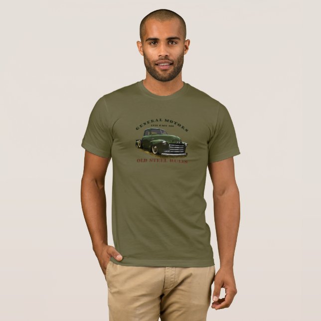 Camiseta Camión 1951 de General Motors GMC 100. Viejas (Anverso completo)