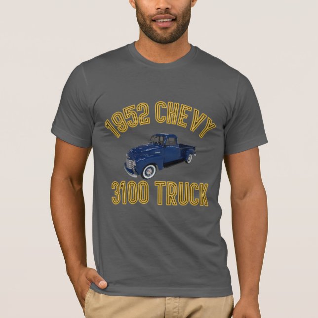 Camiseta Camión 1952 de Chevy de la obra clásica de los (Anverso)
