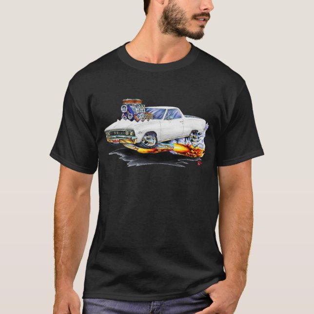 Camiseta Camión 1967 del blanco del EL Camino (Anverso)