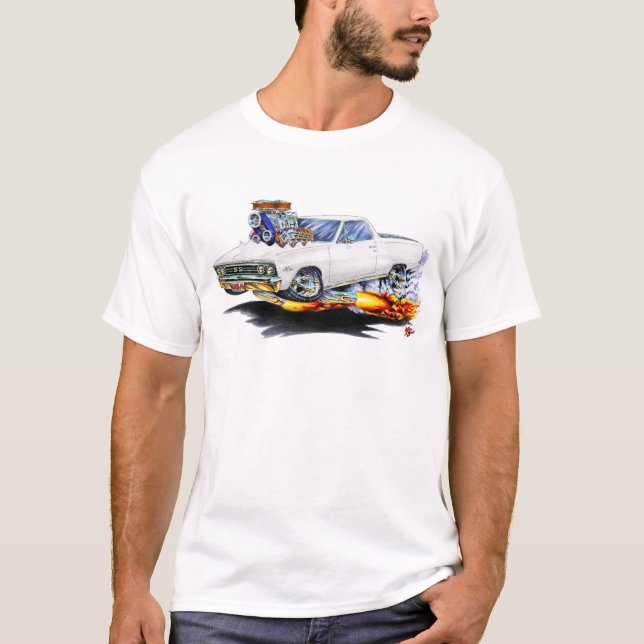 Camiseta Camión 1967 del blanco del EL Camino (Anverso)