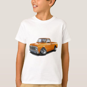 Camiseta Camión 1970-72 del naranja de Chevy C10