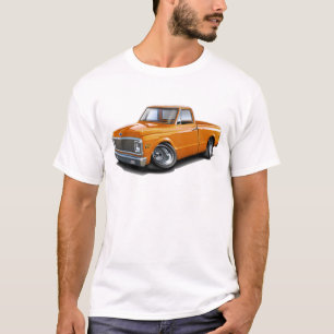 Camiseta Camión 1970-72 del naranja de Chevy C10