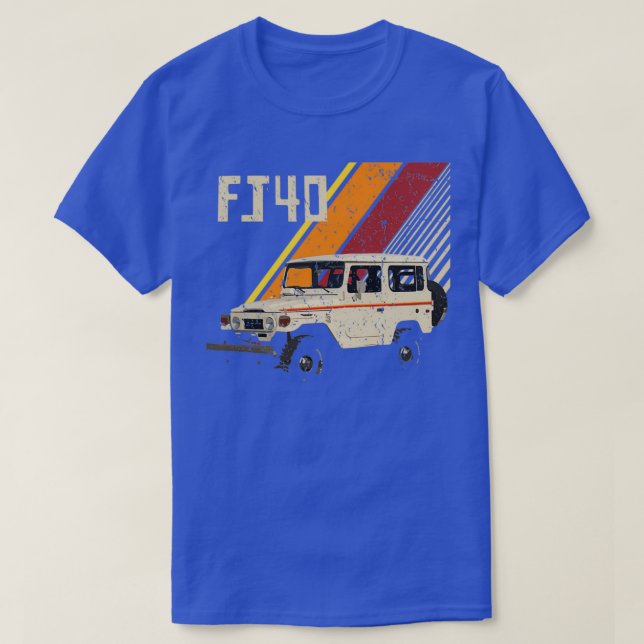 Camiseta Camión 4WD FJ40 Land Cruiser  (Diseño del anverso)