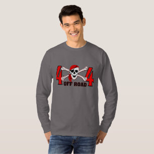 Camiseta Camión 4x4 fuera Skull y Bones barro Boggin
