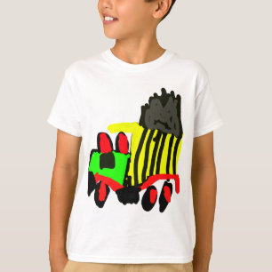 Camiseta camión abstracto colorido